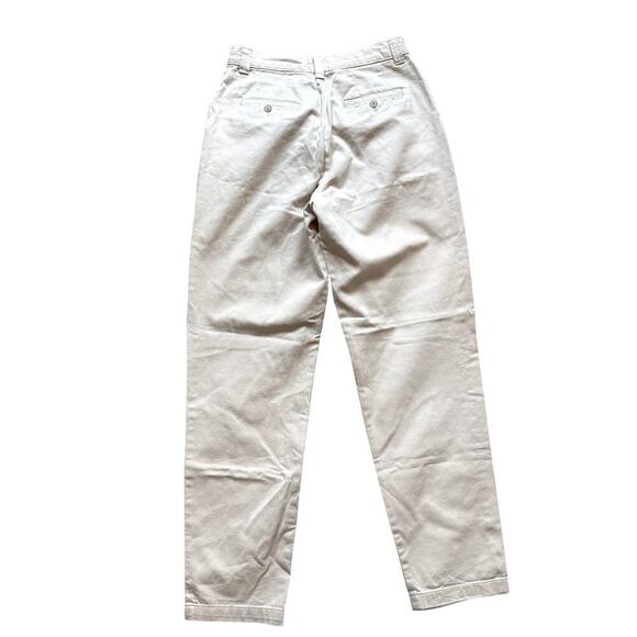 VTG Lee Casual Khaki Pants Chinos Women's Size 10 Long High Rise - Picture 2 of 7